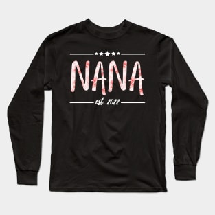 Nana Est 2022, floral Print Long Sleeve T-Shirt